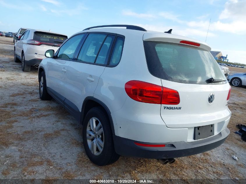 2017 VOLKSWAGEN TIGUAN 2.0T/2.0T S - WVGBV7AX9HK018118