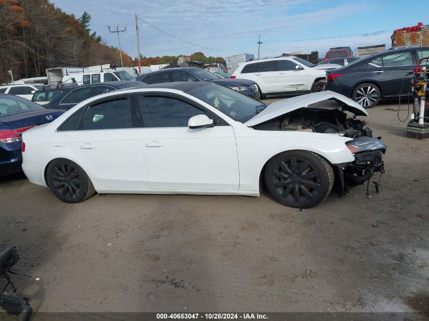 2012 Audi A4 2.0T Premium VIN: WAUBFAFL5CN006251 Lot: 40653047