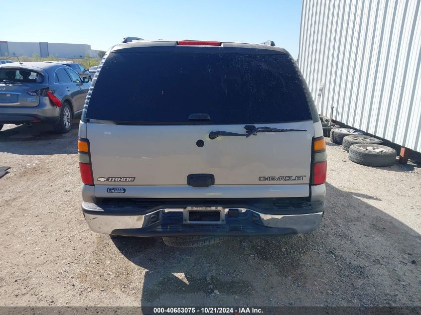 2005 Chevrolet Tahoe C1500 VIN: 1GNEC13V75R252400 Lot: 40653075