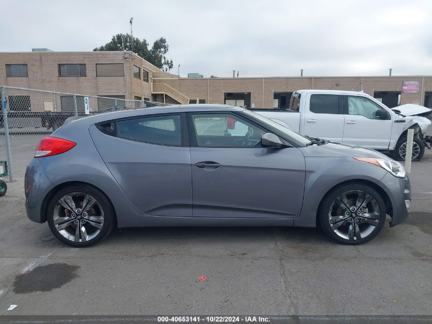 2016 Hyundai Veloster VIN: KMHTC6ADXGU253477 Lot: 40653141