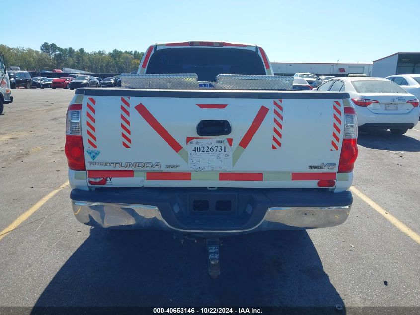 2006 Toyota Tundra Sr5 V8 VIN: 5TBET34146S539169 Lot: 40653146