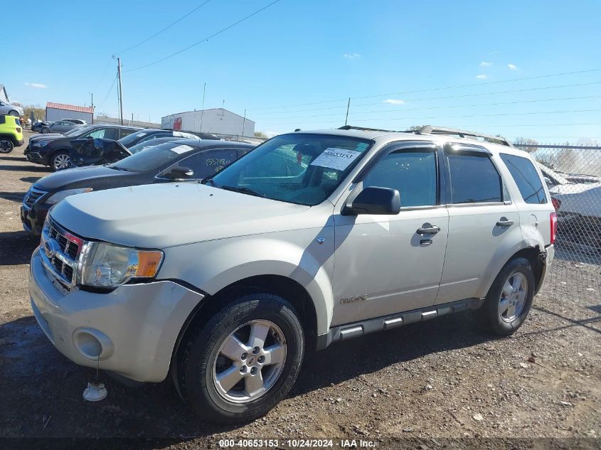 2008 Ford Escape Xlt VIN: 1FMCU03178KA77515 Lot: 40653153