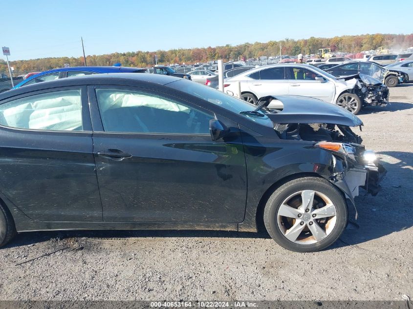 2013 Hyundai Elantra Gls VIN: 5NPDH4AE0DH260242 Lot: 40653164