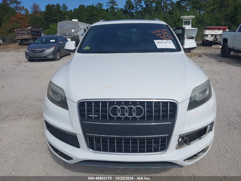 2011 Audi Q7 3.0T S Line Prestige VIN: WA1DGAFE0BD001628 Lot: 40653170