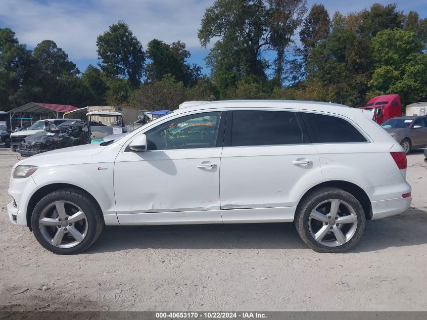 2011 Audi Q7 3.0T S Line Prestige VIN: WA1DGAFE0BD001628 Lot: 40653170