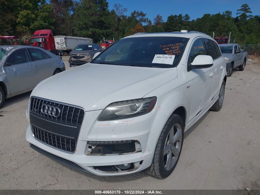 2011 Audi Q7 3.0T S Line Prestige VIN: WA1DGAFE0BD001628 Lot: 40653170