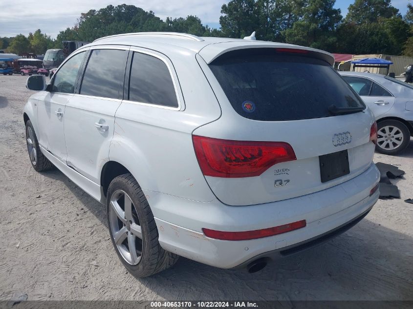 2011 Audi Q7 3.0T S Line Prestige VIN: WA1DGAFE0BD001628 Lot: 40653170