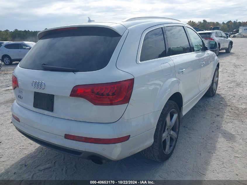 2011 Audi Q7 3.0T S Line Prestige VIN: WA1DGAFE0BD001628 Lot: 40653170