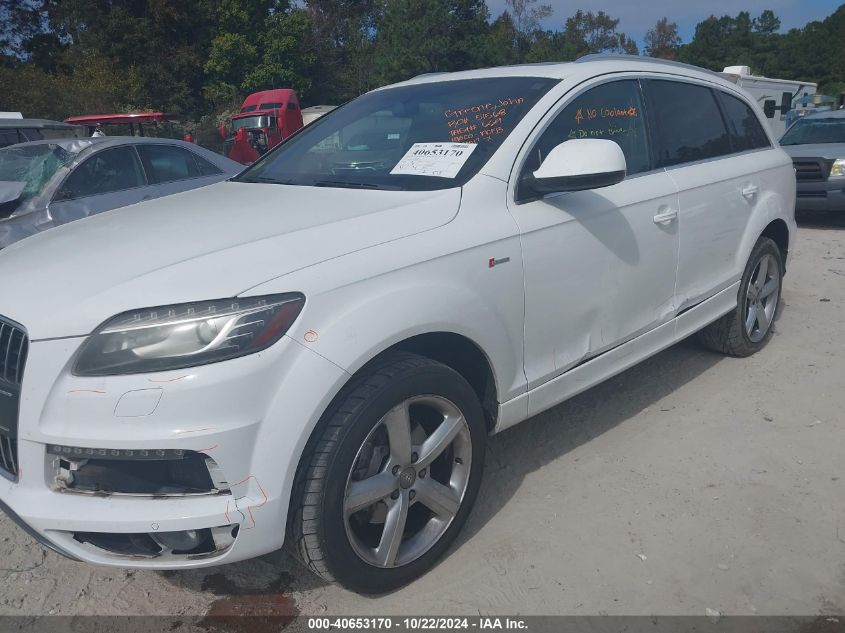 2011 Audi Q7 3.0T S Line Prestige VIN: WA1DGAFE0BD001628 Lot: 40653170