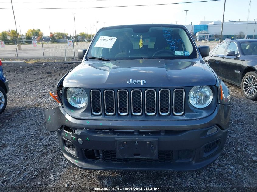 2016 Jeep Renegade Sport VIN: ZACCJBAT0GPD66107 Lot: 40653173