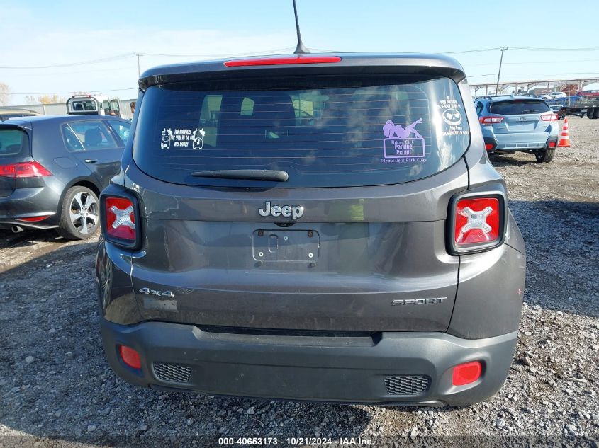 2016 Jeep Renegade Sport VIN: ZACCJBAT0GPD66107 Lot: 40653173