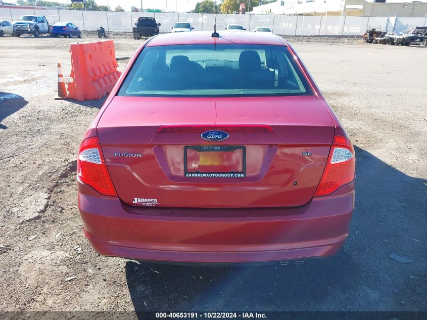 2010 Ford Fusion Se VIN: 3FAHP0HA3AR143835 Lot: 40653191