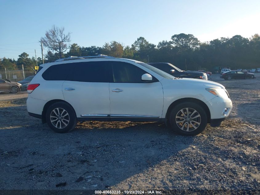 2015 Nissan Pathfinder Sl VIN: 5N1AR2MN8FC693852 Lot: 40653235