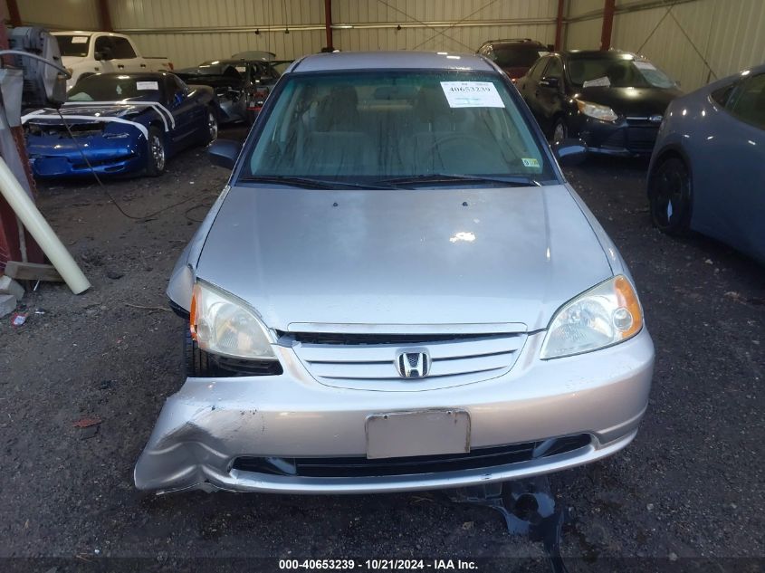 2003 Honda Civic Dx VIN: 2HGES16183H539358 Lot: 40653239