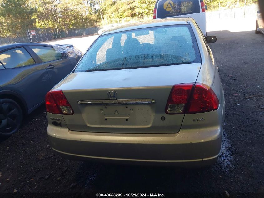 2003 Honda Civic Dx VIN: 2HGES16183H539358 Lot: 40653239