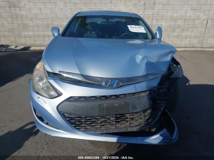 2012 Hyundai Sonata Hybrid VIN: KMHEC4A49CA025091 Lot: 40653269