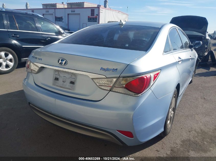 2012 Hyundai Sonata Hybrid VIN: KMHEC4A49CA025091 Lot: 40653269