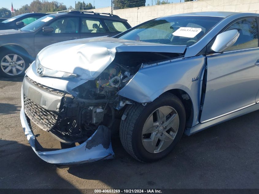 2012 Hyundai Sonata Hybrid VIN: KMHEC4A49CA025091 Lot: 40653269