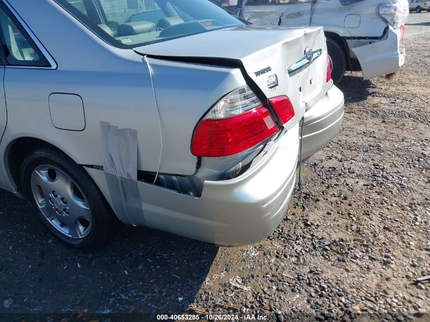 2003 Toyota Avalon Xls VIN: 4T1BF28B63U277608 Lot: 40653285