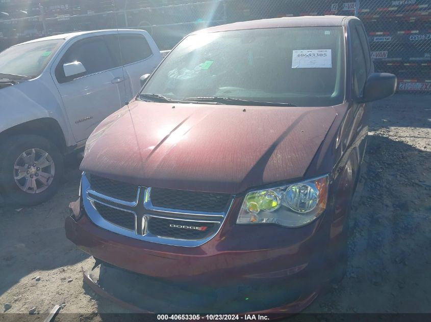 2018 Dodge Grand Caravan Se VIN: 2C4RDGBGXJR296196 Lot: 40653305