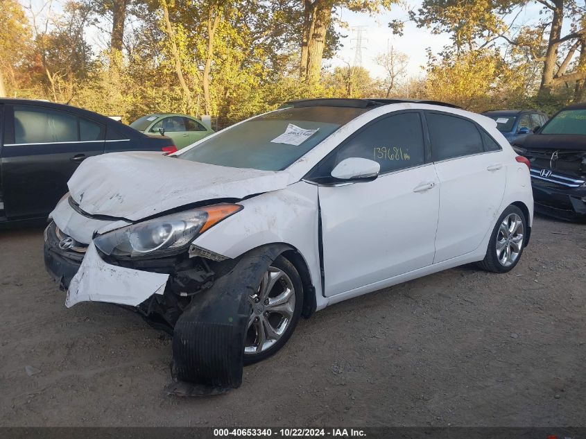 2014 Hyundai Elantra Gt Base W/Blue VIN: KMHD35LH5EU195144 Lot: 40653340