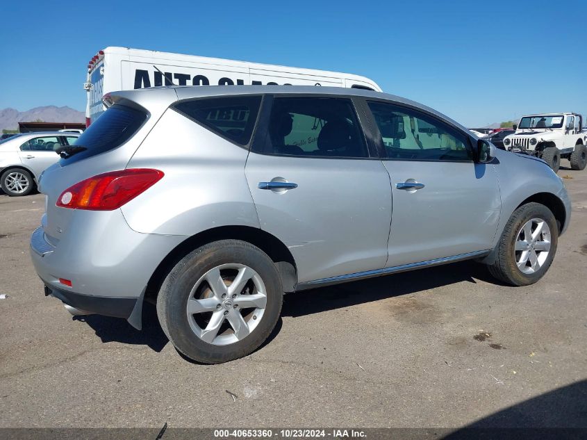 2009 Nissan Murano S VIN: JN8AZ18U39W002377 Lot: 40653360