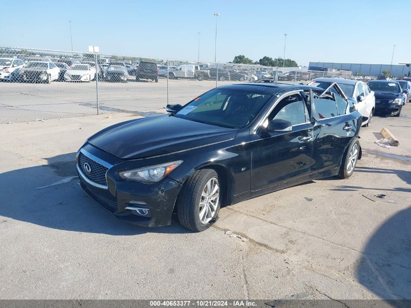 2015 Infiniti Q50 Premium VIN: JN1BV7APXFM346074 Lot: 40653377