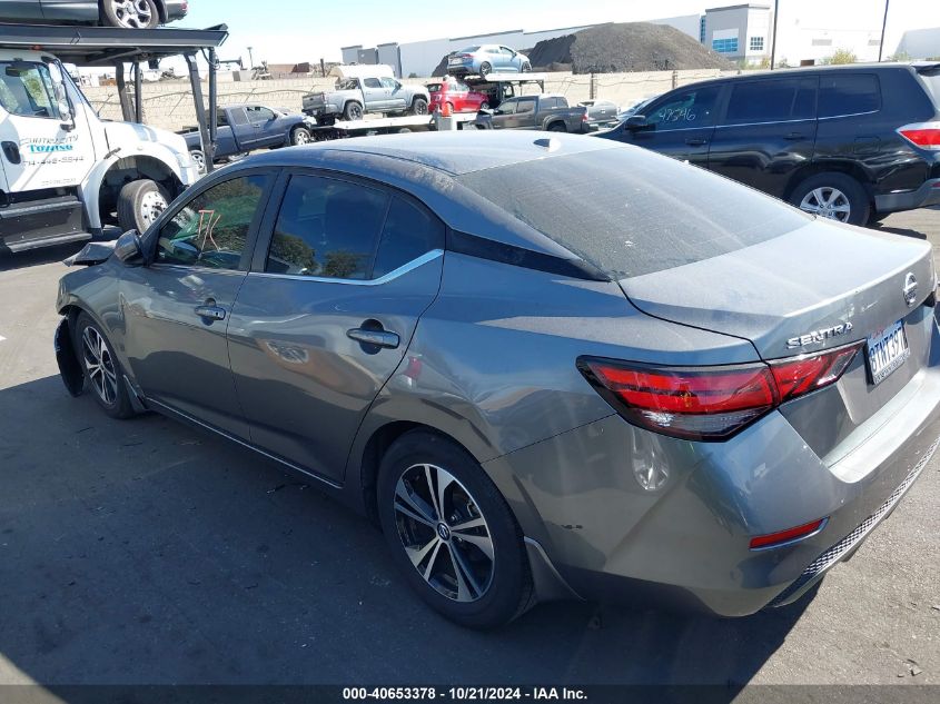 2020 Nissan Sentra Sv VIN: 3N1AB8CV0LY237721 Lot: 40653378