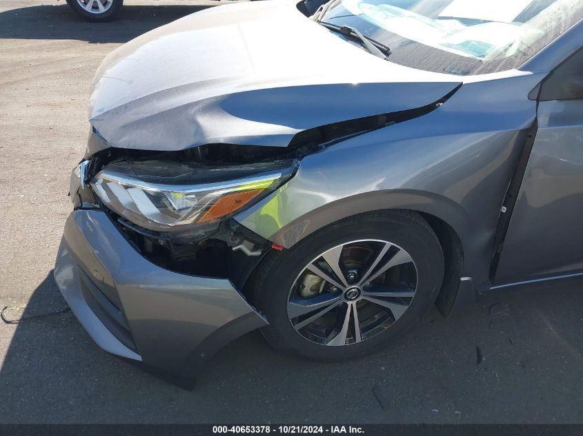 2020 Nissan Sentra Sv VIN: 3N1AB8CV0LY237721 Lot: 40653378