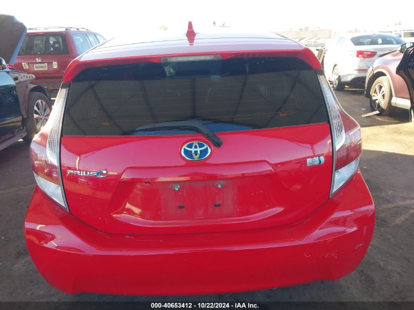 2015 Toyota Prius C Four VIN: JTDKDTB39F1091519 Lot: 40653412