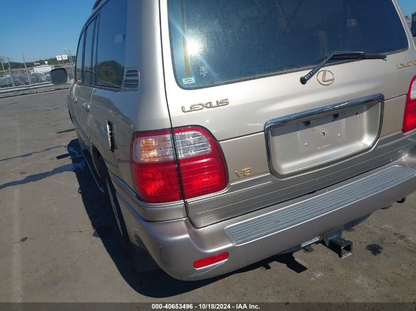 2000 Lexus Lx 470 VIN: JT6HT00W8Y0124387 Lot: 40653496