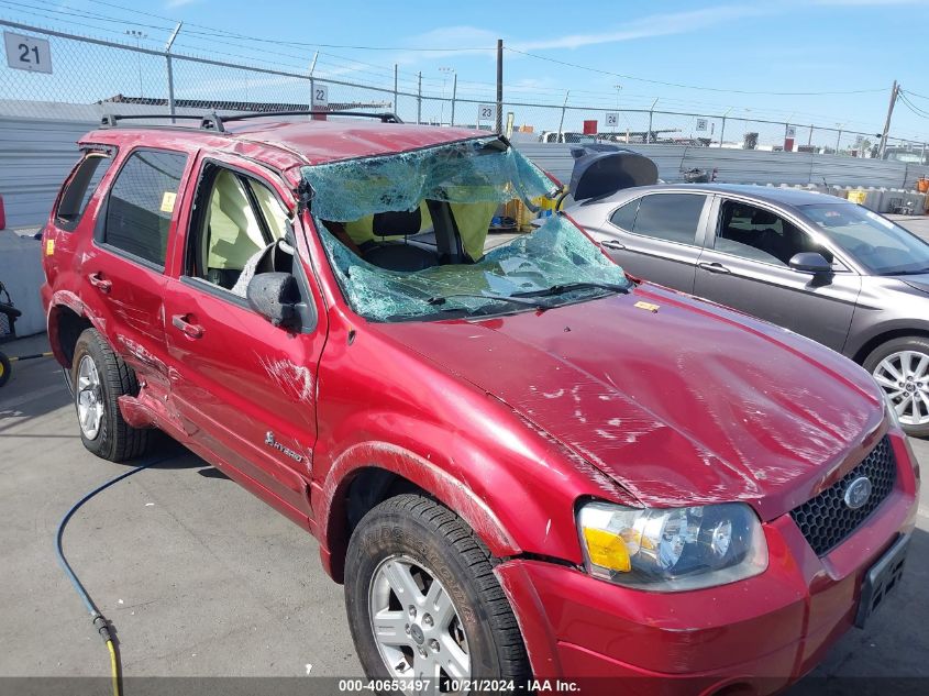 2006 Ford Escape Hybrid VIN: 1FMCU95HX6KA52684 Lot: 40653497