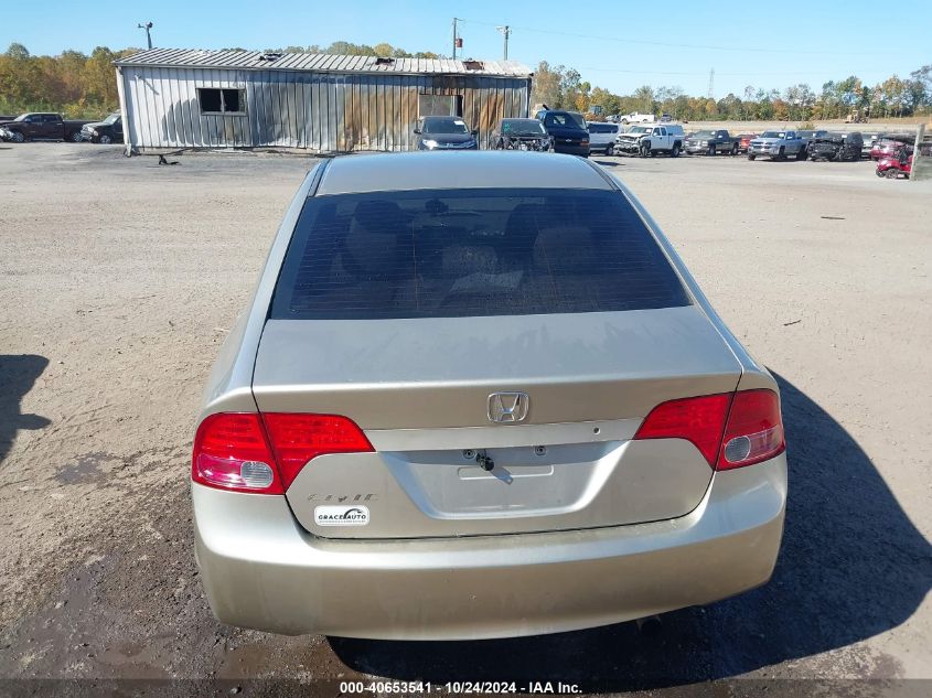 2008 Honda Civic Lx VIN: 1HGFA16598L092382 Lot: 40653541