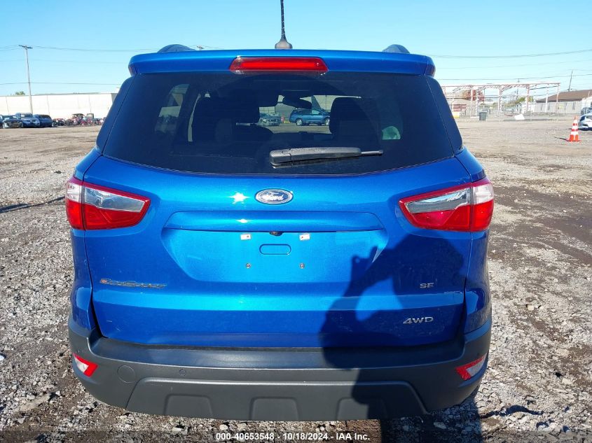 2020 Ford Ecosport Se VIN: MAJ6S3GL6LC367208 Lot: 40653548