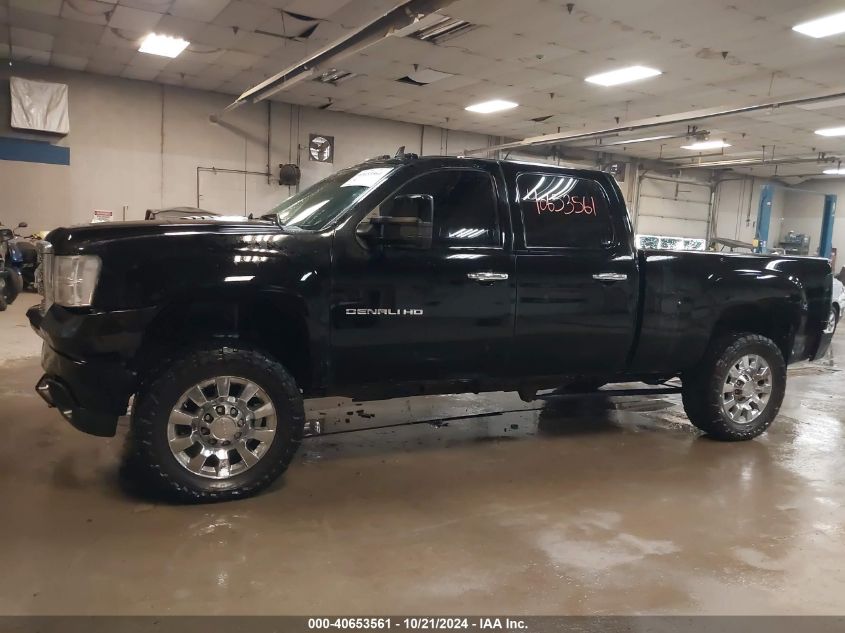 2013 GMC Sierra 2500Hd Denali VIN: 1GT125E80DF142023 Lot: 40653561