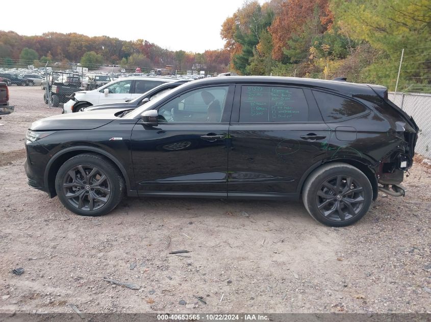 2022 Acura Mdx A-Spec Package VIN: 5J8YE1H03NL049859 Lot: 40653565