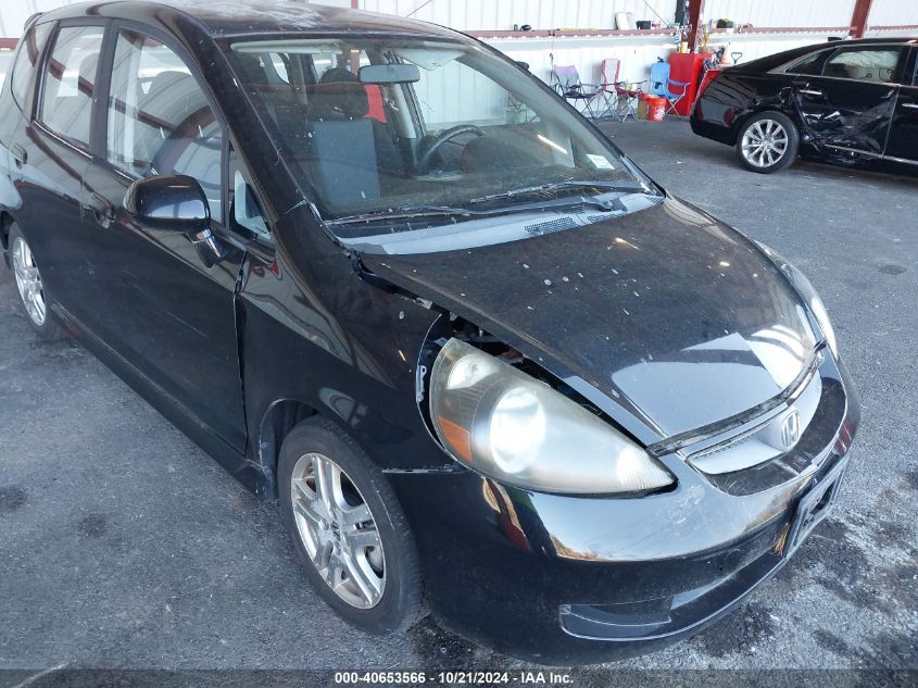 2008 Honda Fit Sport VIN: JHMGD38648S016312 Lot: 40653566