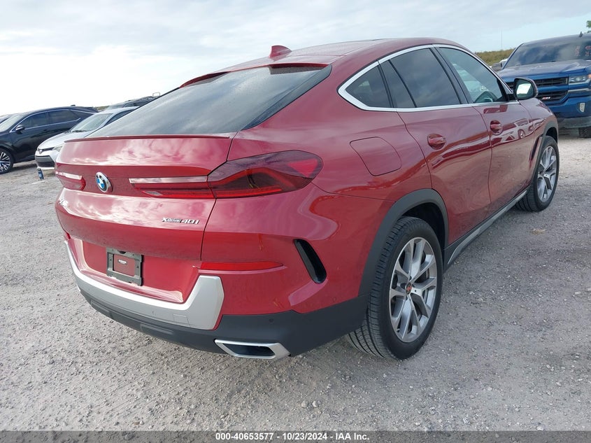 2022 BMW X6 XDRIVE40I VIN: 5UXCY6C06N9K86880