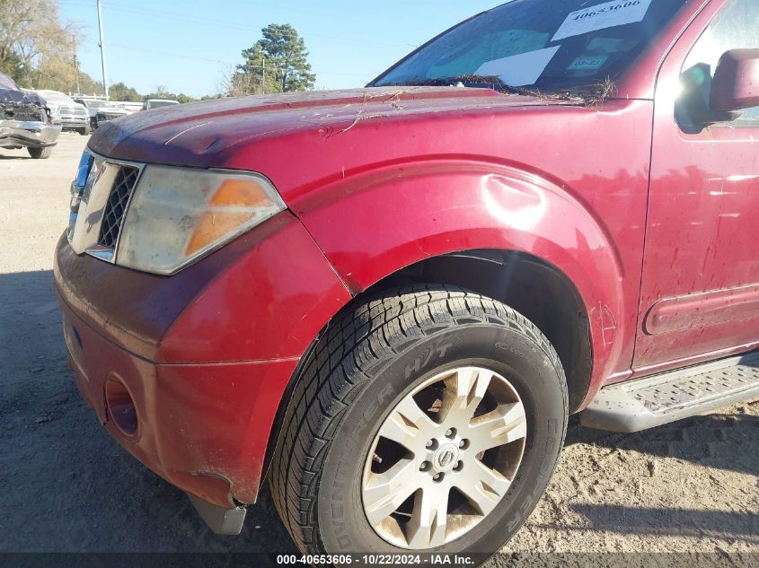 2006 Nissan Pathfinder Le VIN: 5N1AR18U26C648210 Lot: 40653606