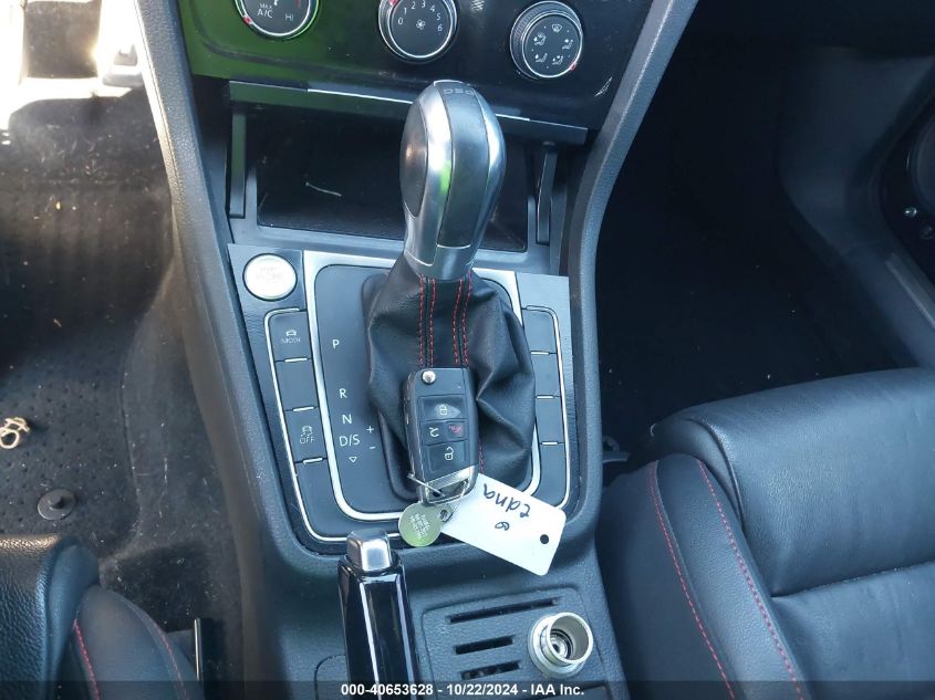 2016 Volkswagen Golf Gti Se 4-Door VIN: 3VW4T7AU9GM016365 Lot: 40653628