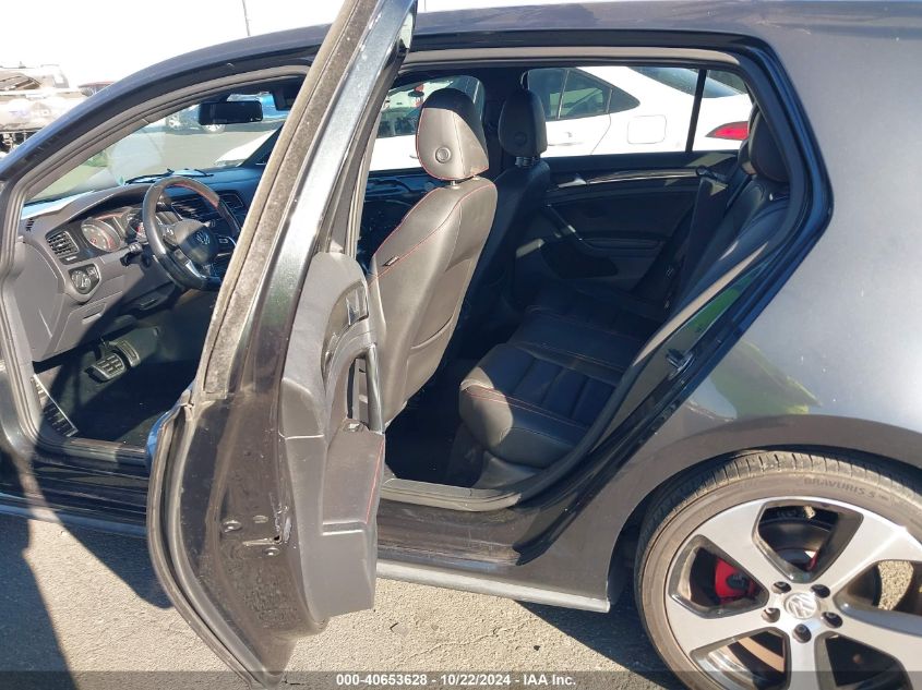 2016 Volkswagen Golf Gti Se 4-Door VIN: 3VW4T7AU9GM016365 Lot: 40653628