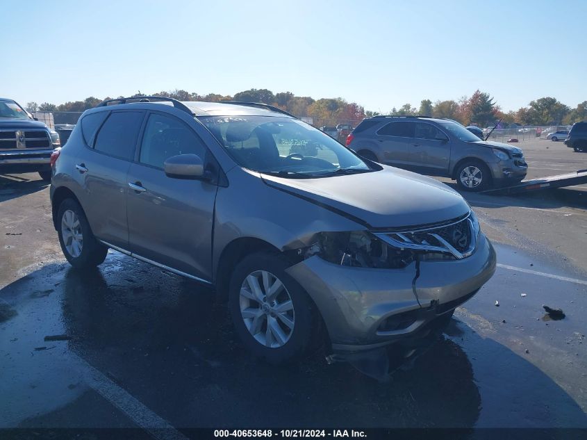 2011 Nissan Murano Sv VIN: JN8AZ1MWXBW166738 Lot: 40653648