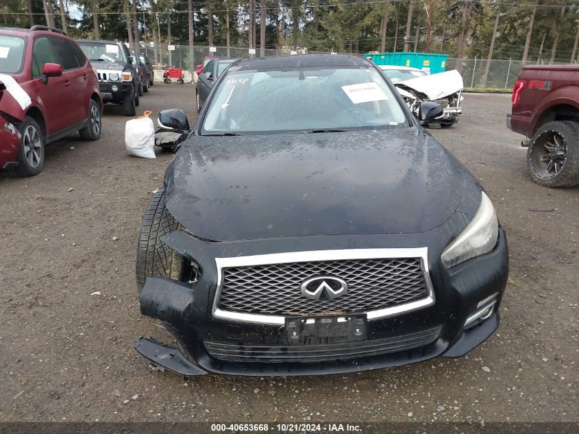 2014 Infiniti Q50 Premium VIN: JN1BV7AR9EM686798 Lot: 40653668