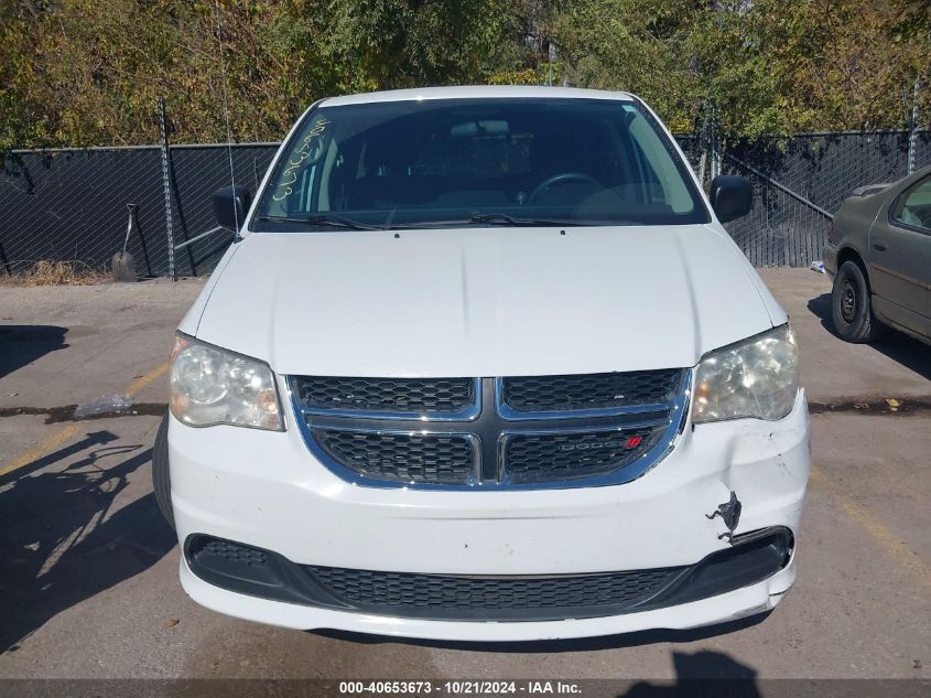 2014 Dodge Grand Caravan Se VIN: 2C4RDGBG2ER432780 Lot: 40653673