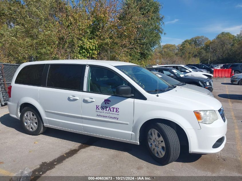 2014 Dodge Grand Caravan Se VIN: 2C4RDGBG2ER432780 Lot: 40653673