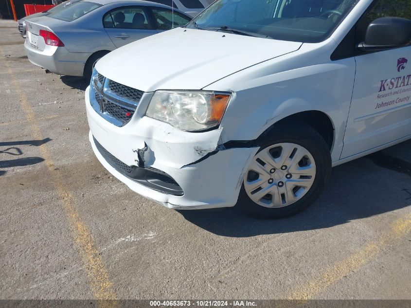 2014 Dodge Grand Caravan Se VIN: 2C4RDGBG2ER432780 Lot: 40653673