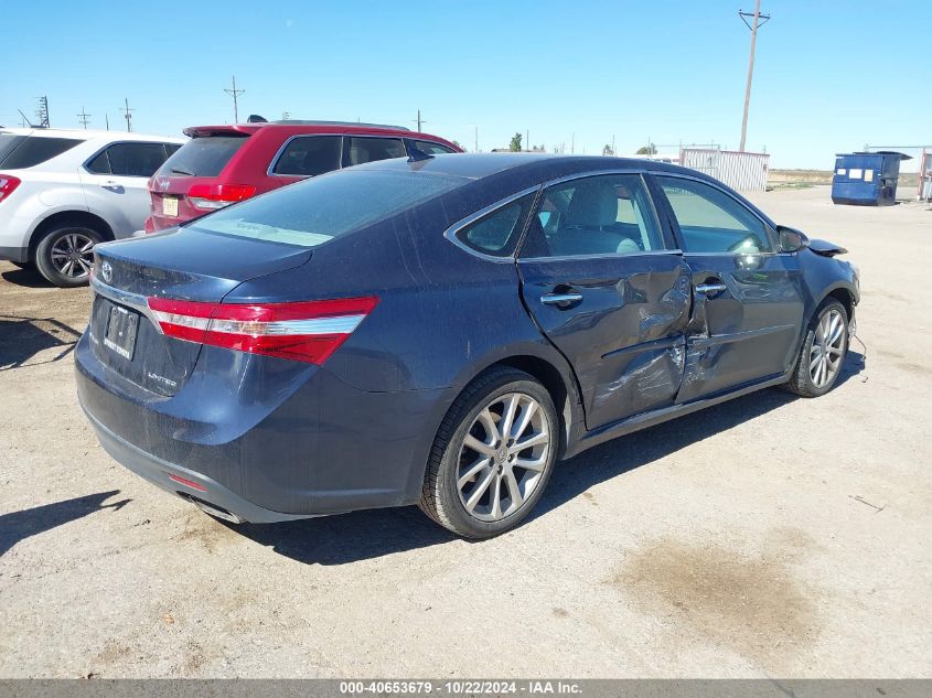 2014 Toyota Avalon Limited VIN: 4T1BK1EB3EU089383 Lot: 40653679