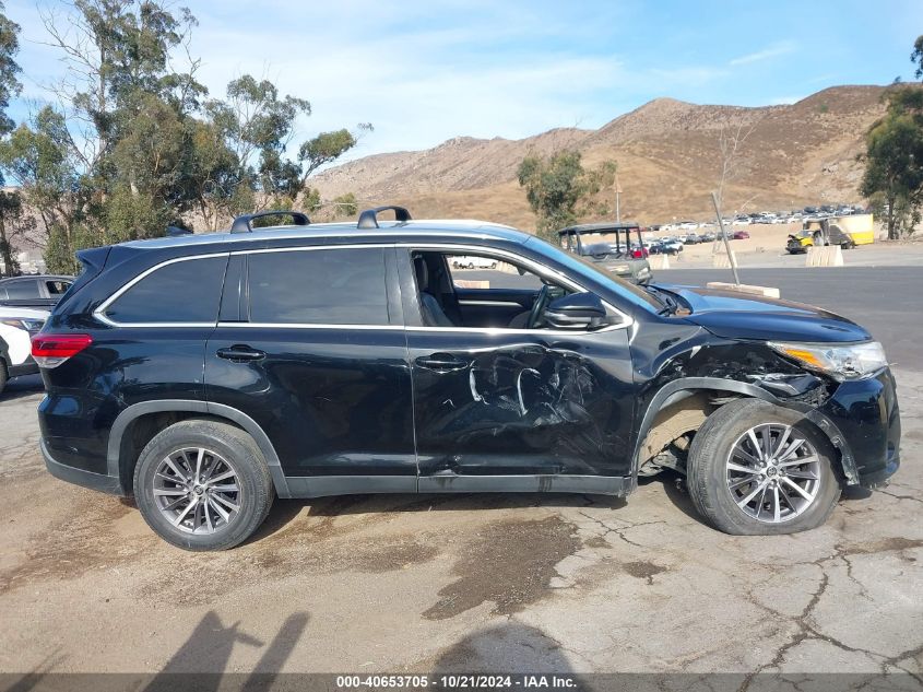 2019 Toyota Highlander Xle VIN: 5TDKZRFH2KS568394 Lot: 40653705