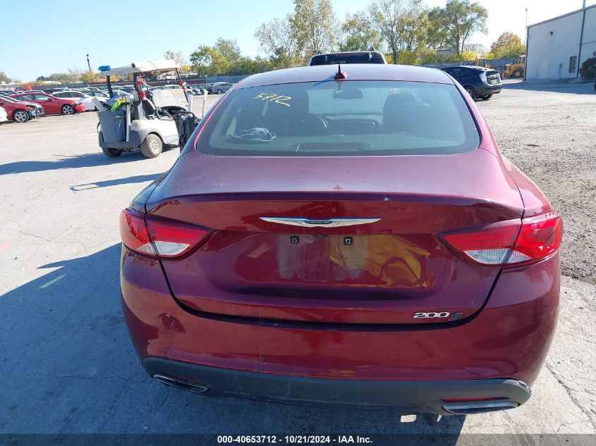 2016 Chrysler 200 S VIN: 1C3CCCBB7GN139323 Lot: 40653712