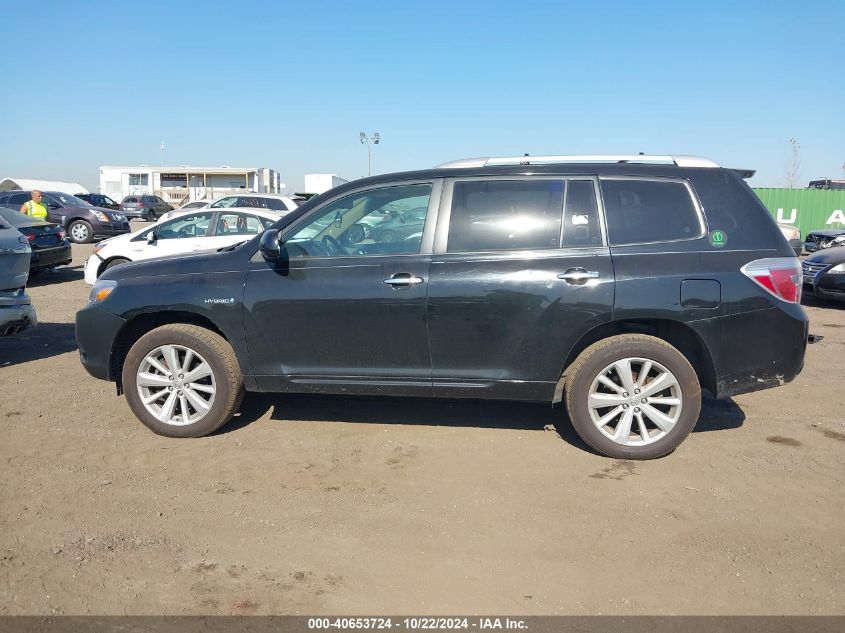 2010 Toyota Highlander Hybrid Limited V6 VIN: JTEJW3EH8A2038256 Lot: 40653724